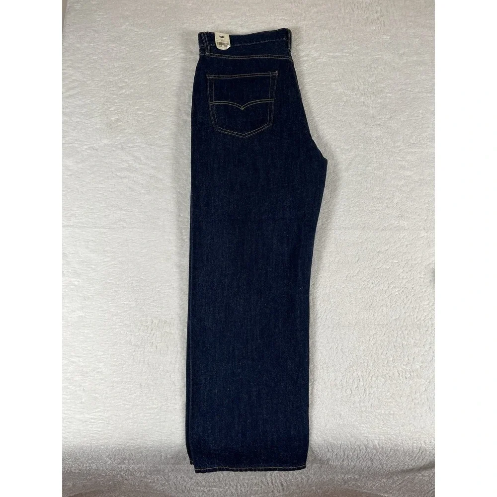 Levis 568 Premium Irregular Loose Straight Dark Wash Jeans Men's 36x30 (38x29)‎